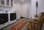 Mudroom with Full Size Washer and Dryer